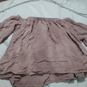 Off shoulder shirt